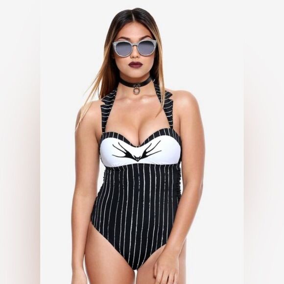 Disneys The Nightmare Before Christmas Jack Skellington Swimsuit size XS - Picture 1 of 7